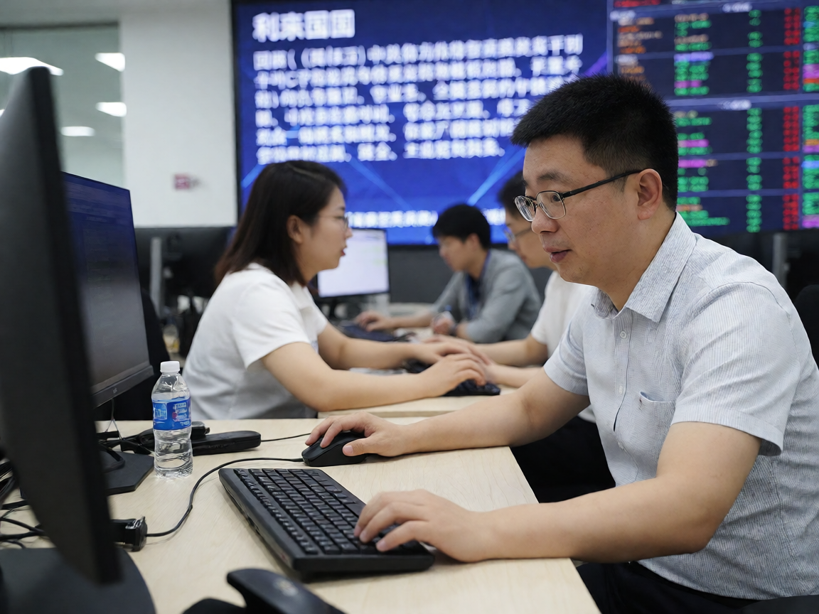 w66国际利来体育数据中心运营团队工作场景
